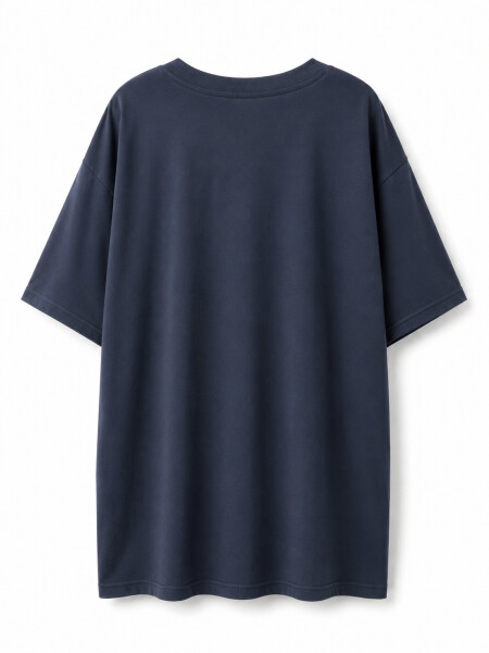 REMERA NAUPLIA PRINTED III AZUL OSCURO