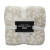 Frazada Corderito King Size Home Class 240 x 260 cm Hojas Beige