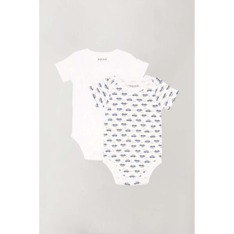 Pack x2 body algodón rib Blanco