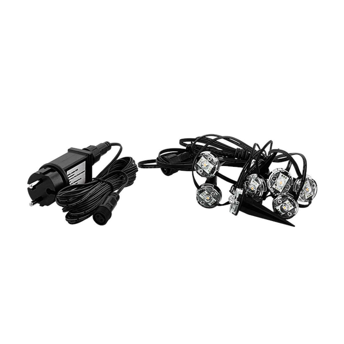 KIT 9PINCHOS LED C/CABLE 2,7W 3000K IP65 SPINETOLI - EG3358 