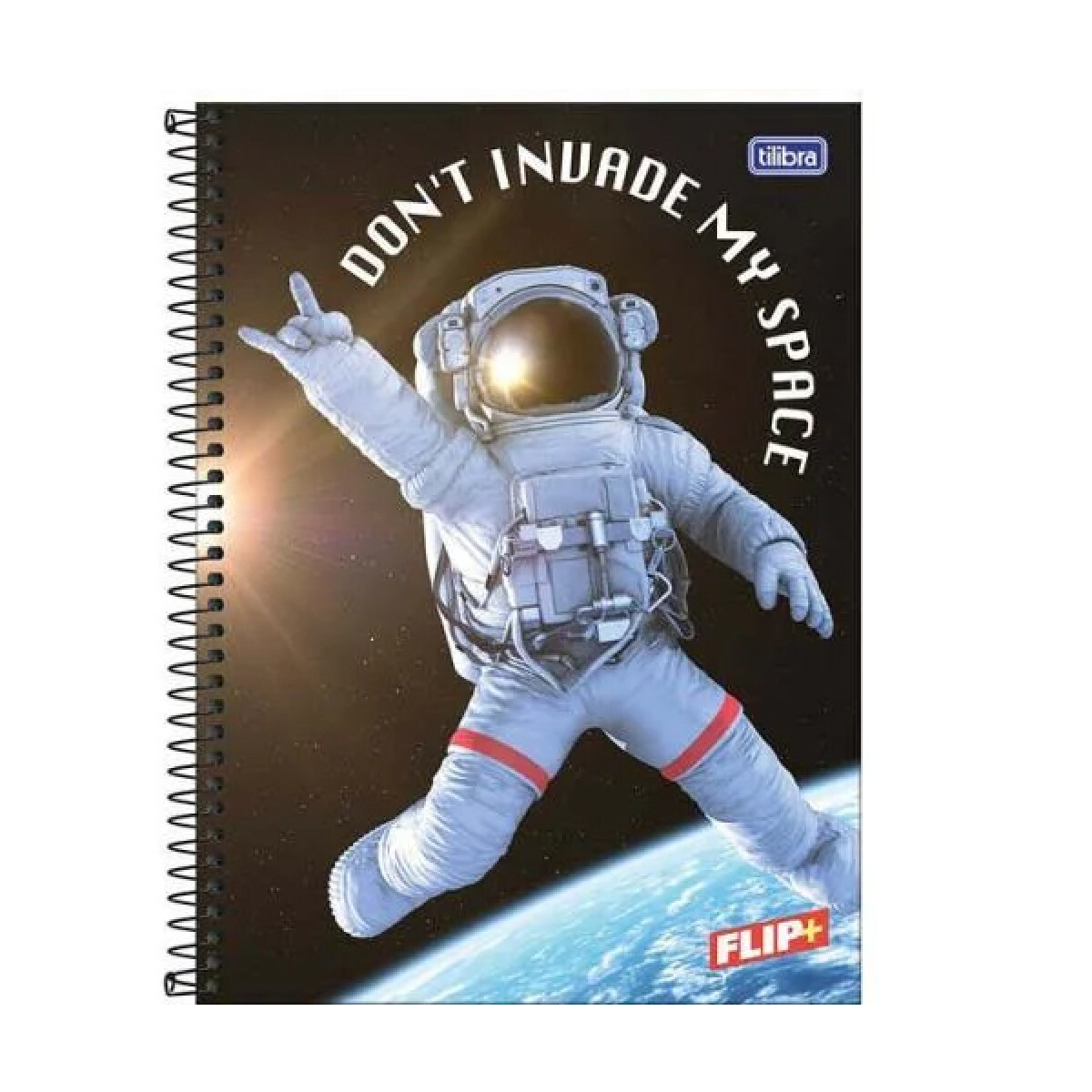 Cuadernola Tilibra Flip+ 96 Hojas Tapa Extra Dura - Astronauta 