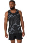 Road All Over Print Singlet - Hombre Performance Black