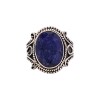 Anillo Oval-Plata 925-Piedra zafiro-AN4545 conpiedra