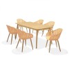 Juego de Jardin 6 sillas y Mesa - Nassau Miel