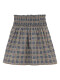 Falda De Cuadros Azul Pato
