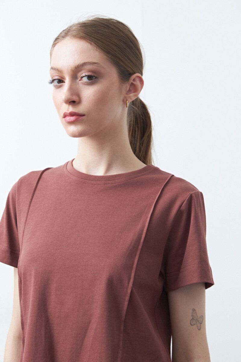 REMERA PADELLA Ladrillo