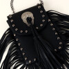 Bolso Bandolera Con Borlas Y Tachuelas - Elegante Bolso Bandolera Con Borlas Y Tachuelas - Elegante
