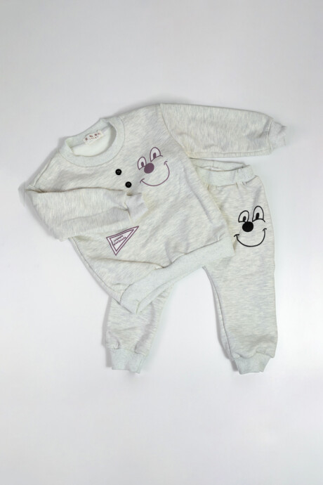 Conjunto para beb�s Gris