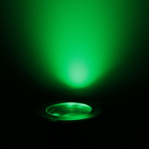 Luminaria de embutir piso solar RGB IP65 Ø180 IX4902Z