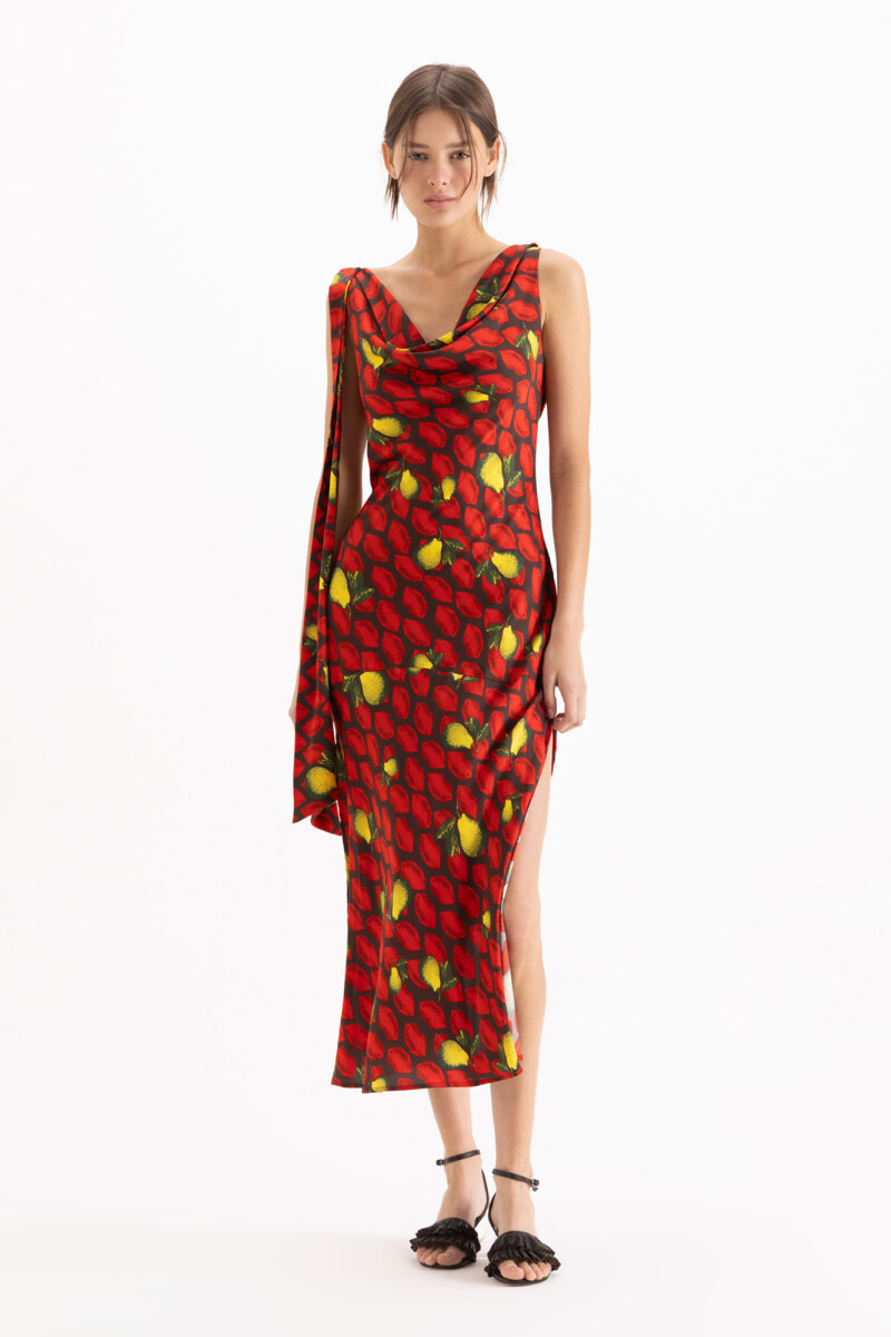 VESTIDO PEAR Rojo