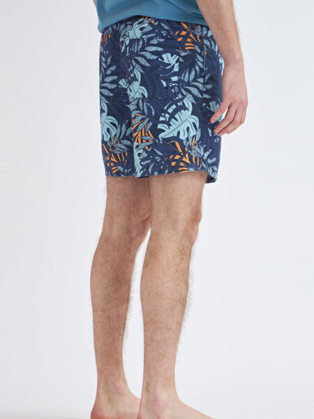 Short de baño Tropical Marino