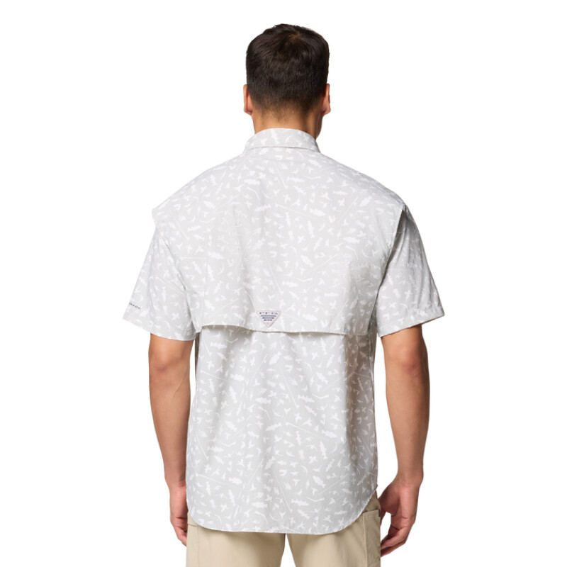 Super Bahama™ II SS Shirt - Cool Grey BLACK, WHITE