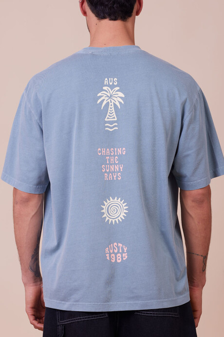 T-SHIRT GONET RUSTY Azul Piedra