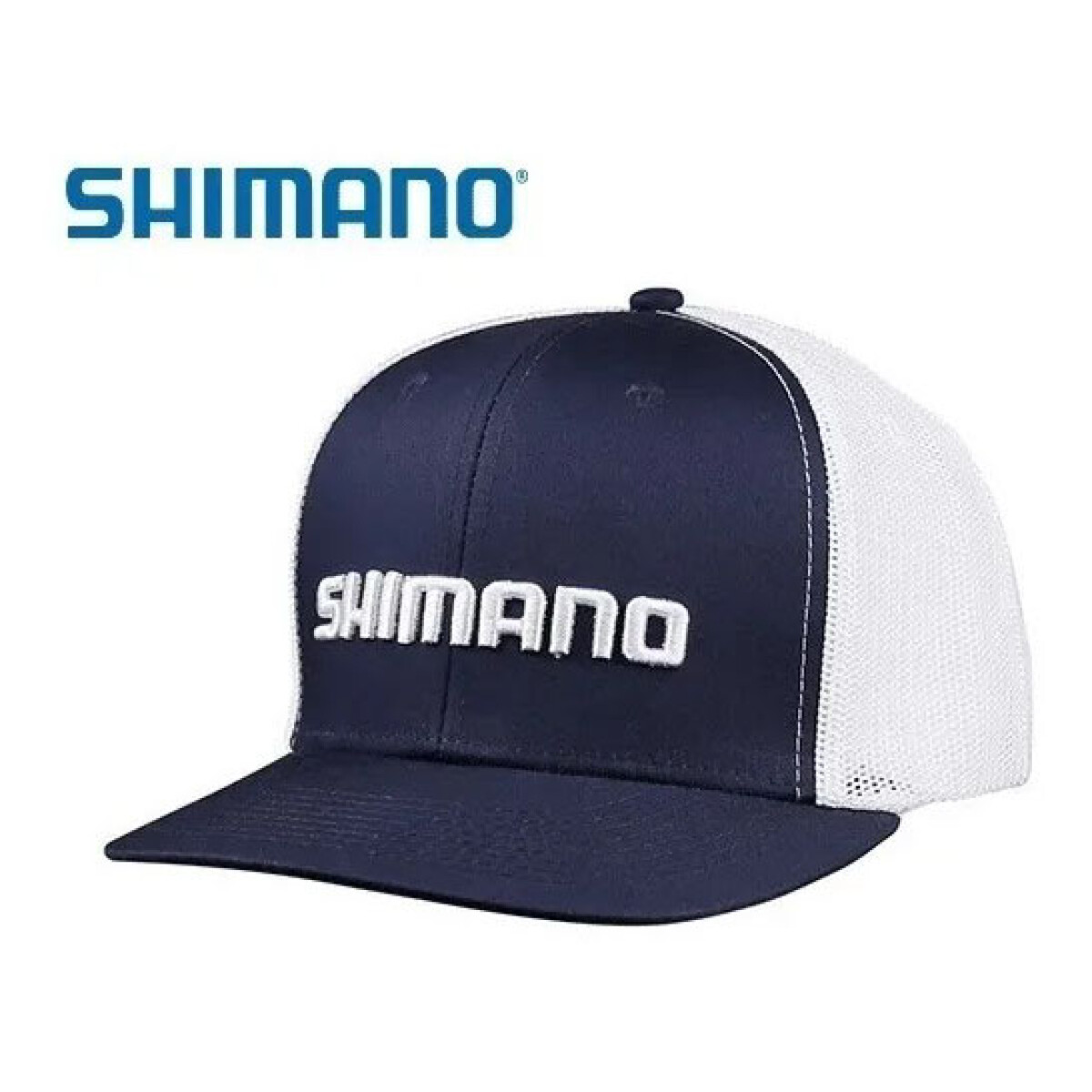 Gorro shimano trucker azul c/logo blanco caph1801.- 