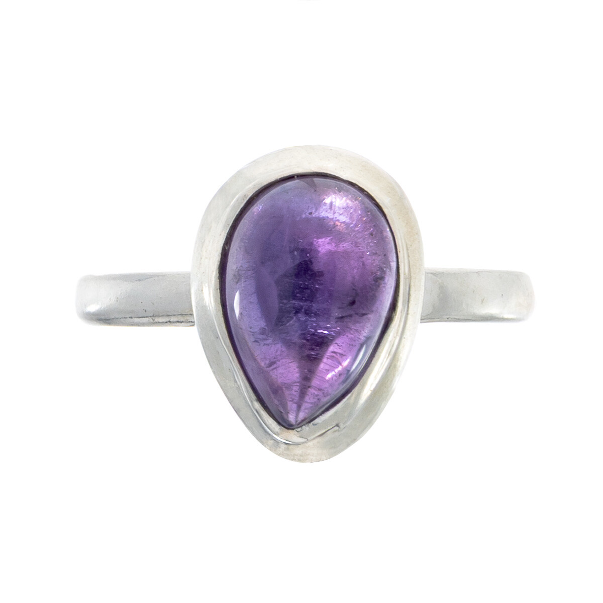 Anillo de plata 925, AMATISTA. 