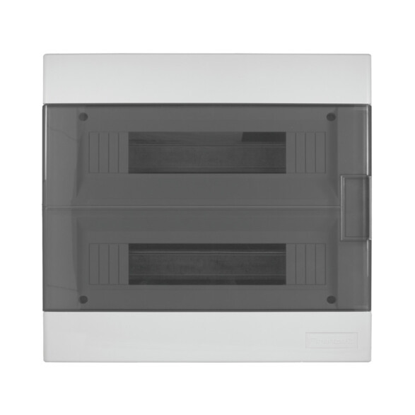 Tablero embutir 24 mód. con puerta fumé -Firenze C10357