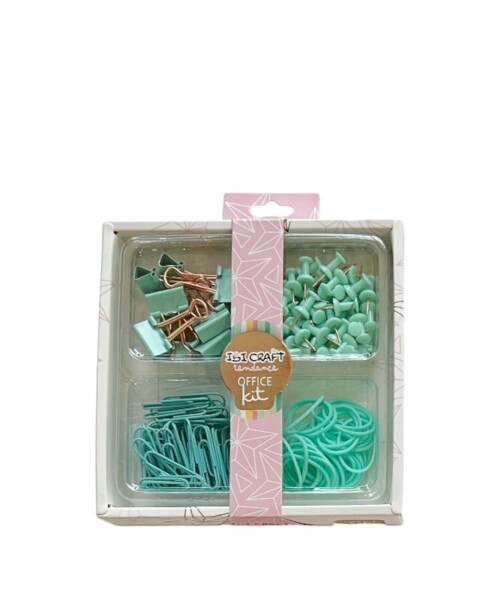 Set de escritorio ibi craft tendance - office kit - verde pastel Set de escritorio ibi craft tendance - office kit - verde pastel