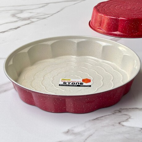 Molde Stone Cake Pan Aluminio (antiadherente) Medidas: Ø 32cm x Alto 6cm Molde Stone Cake Pan Aluminio (antiadherente) Medidas: Ø 32cm x Alto 6cm