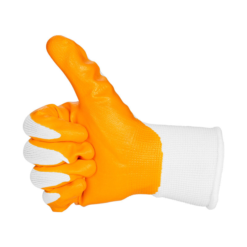 DINGQI GUANTE DE TRABAJO INDUSTRIAL CUBIERTA DE LATEX L - PAR Dingqi Guante De Trabajo Industrial Cubierta De Latex L - Par