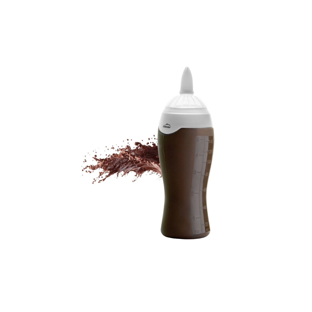 Biberón de decoración con 6 punteros. De plástico Lacor 