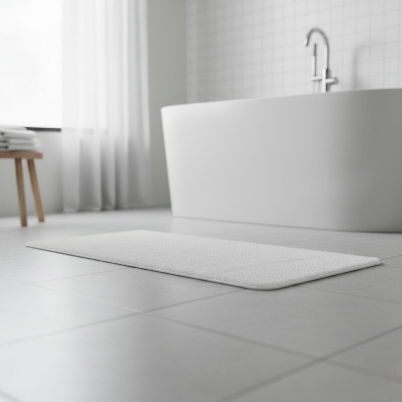 ALFOMBRA BLANCA P/BAÑO 50X120CM Unica