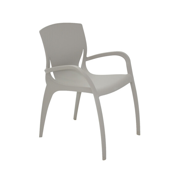 Silla apilable gamuza para jardín "CLARICE" -TRAMONTINA TD0695