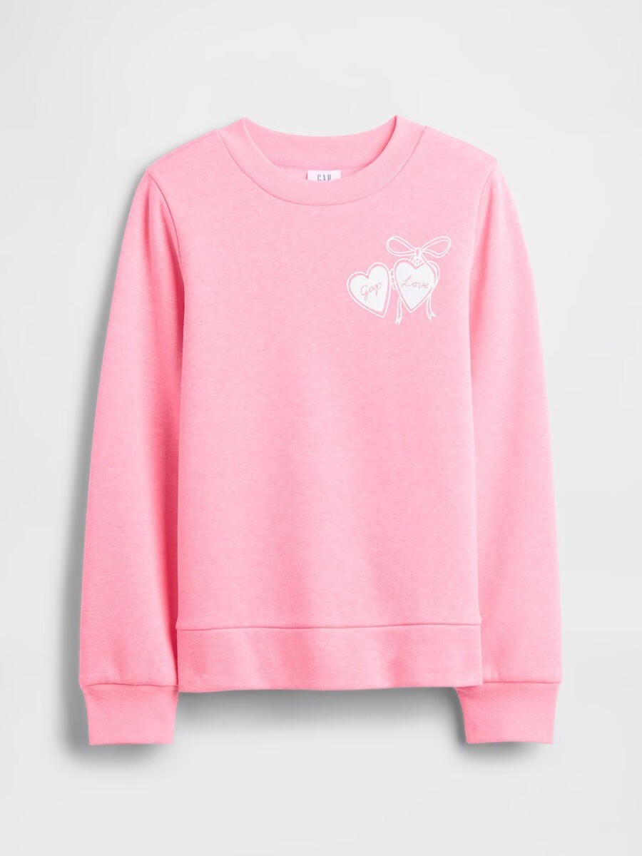 Buzo Deportivo Niña - Neon Pink Rose 