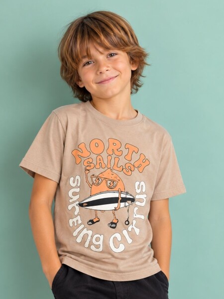 T-SHIRT N. SAILS 1511 M. C citrus TOSTADO