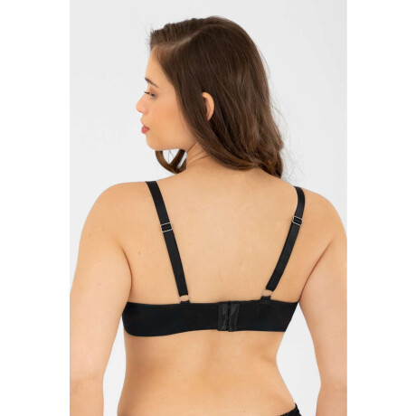 Soutien preformado copa b&c lavanda Negro