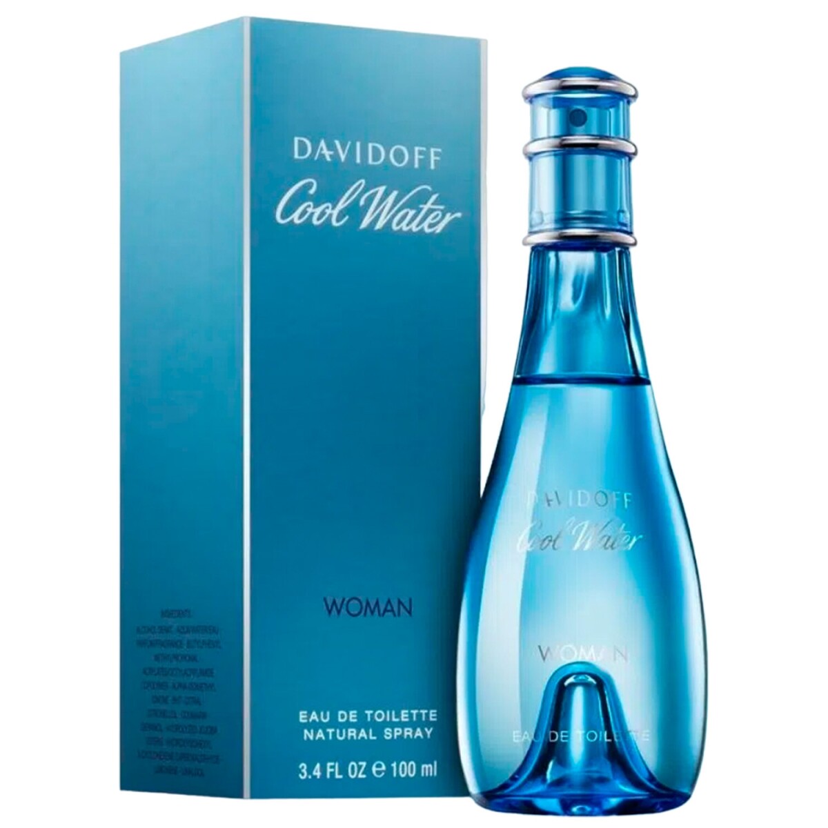 Perfume Davidoff Cool Water Woman 100ml Original 