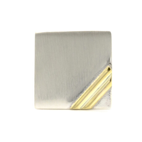 Gemelos de plata 925 y double de oro 18 ktes. Gemelos de plata 925 y double de oro 18 ktes.