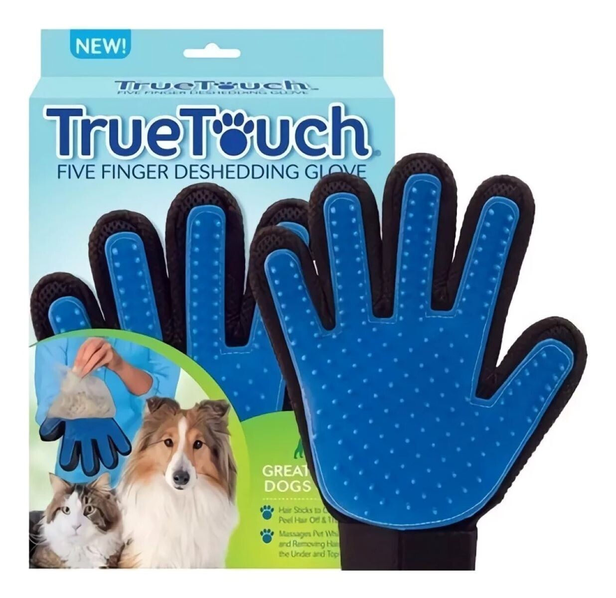 MANOPLA GUANTE QUITA PELOS TRUE TOUCH 