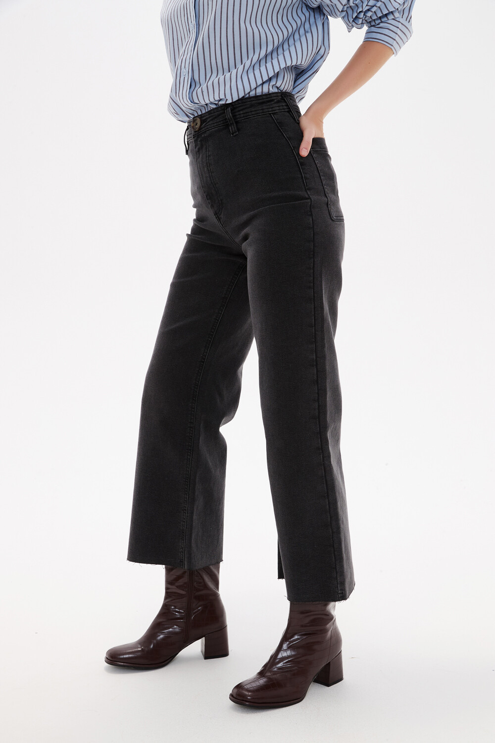 Pantalon Madelin Gris Medio