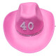 Sombrero Cowboy N°40 ROSA