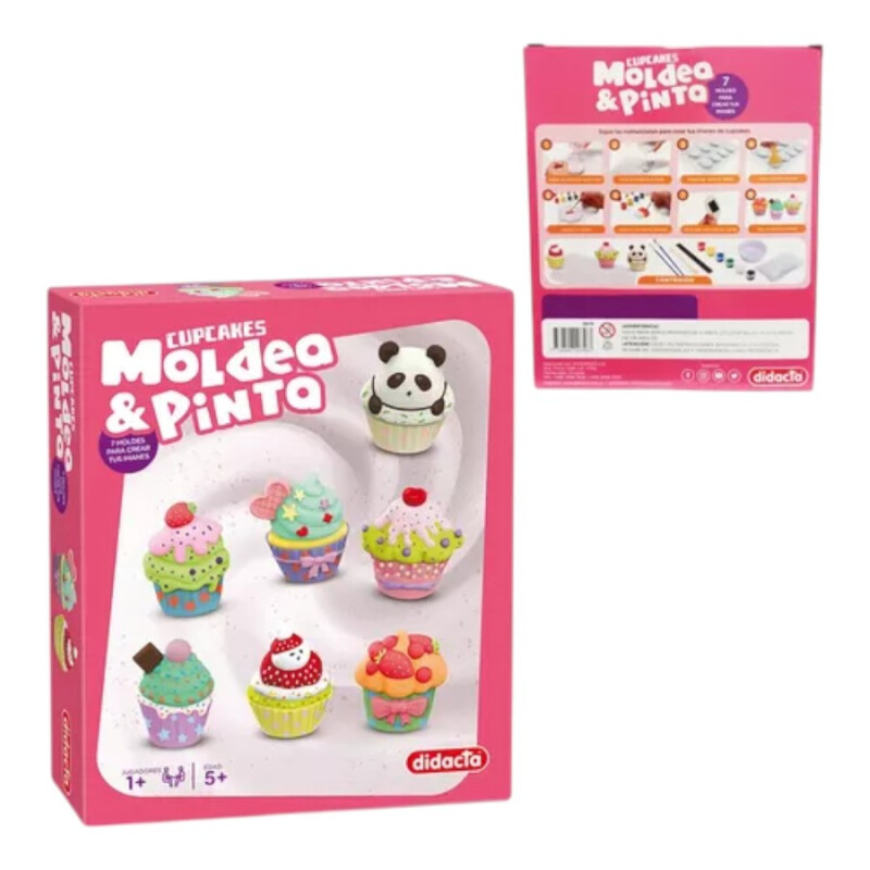 Juego Didacta Pinta y Moldea Cupcakes Didacta Juego Didacta Pinta y Moldea Cupcakes Didacta