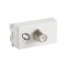 TOMA CO-AXIAL ATENEA Toma Co-Axial 75 Ohms Atenea Blanco