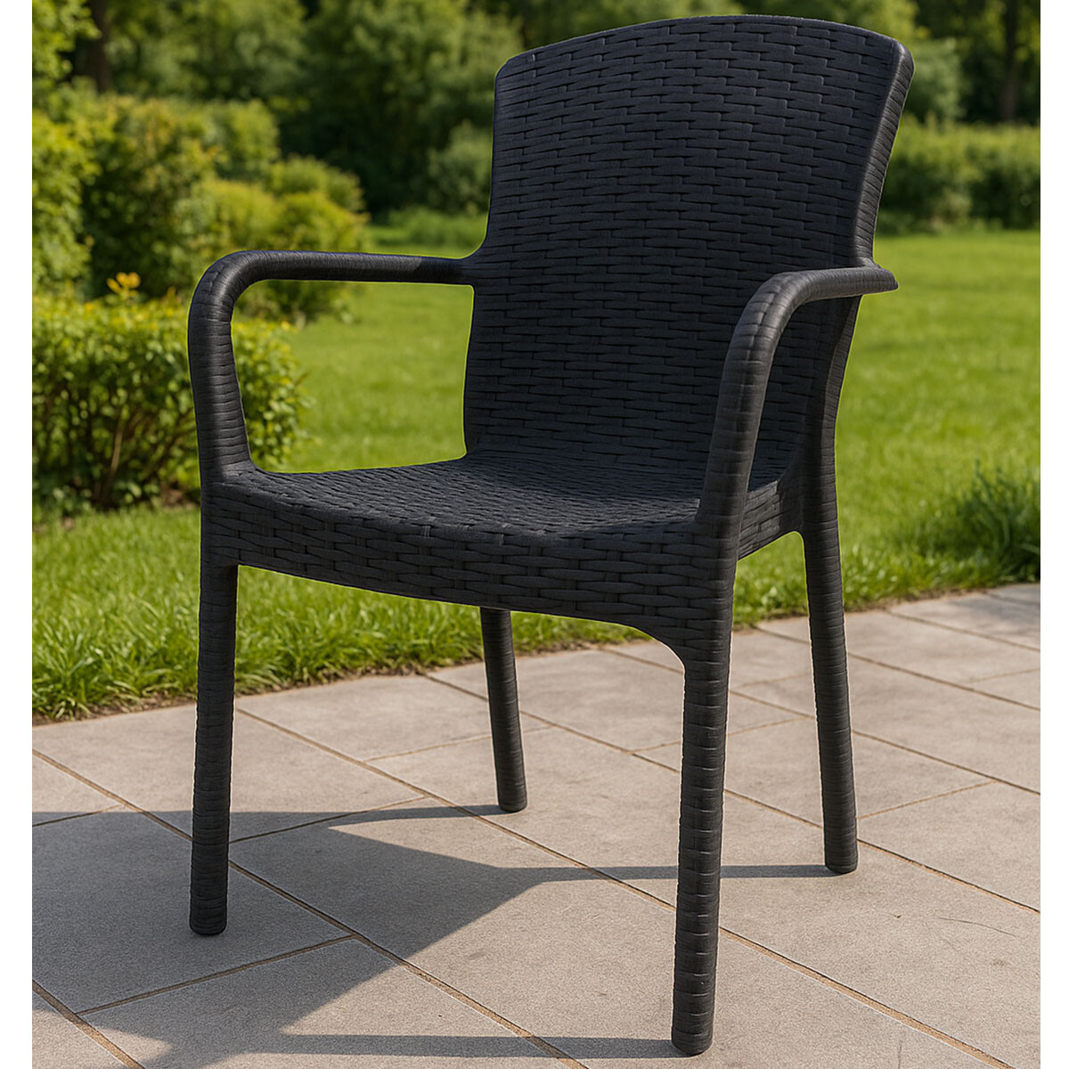 Silla de exterior apilable Bali 