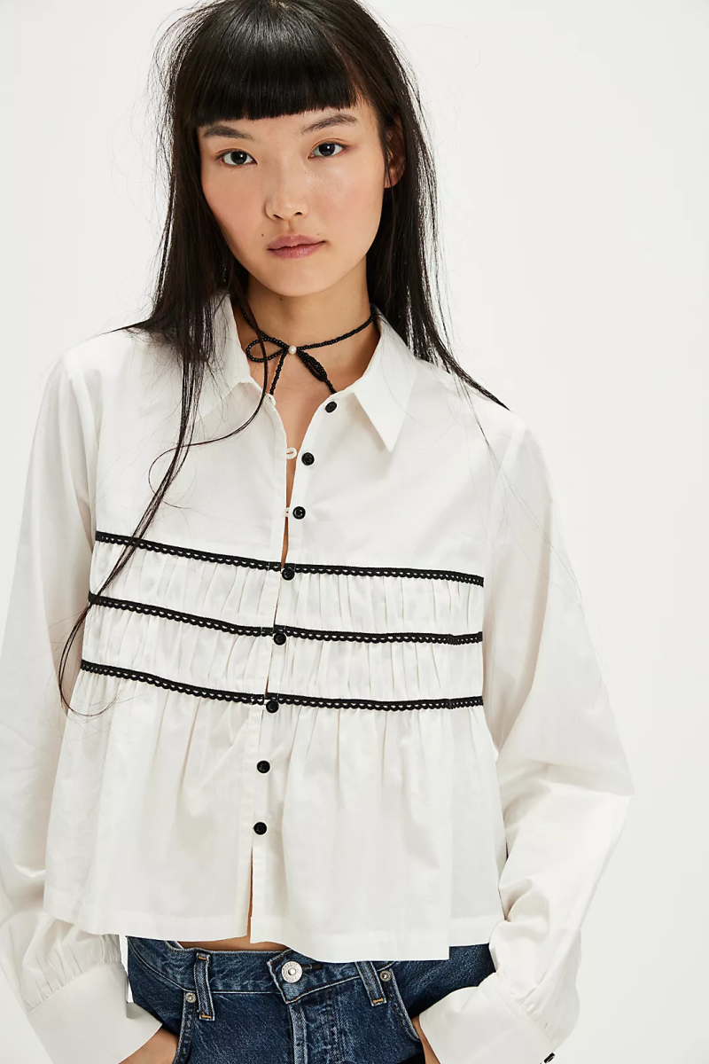 BLOUSA LACE LOVER Blanco