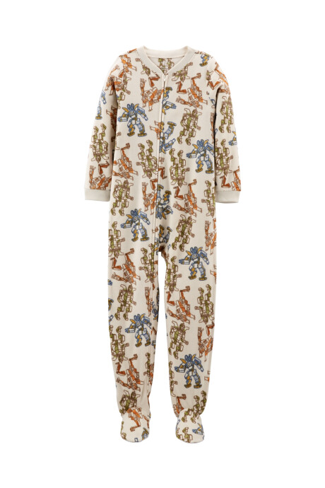 Pijama de una pieza de micropolar con pie 0
