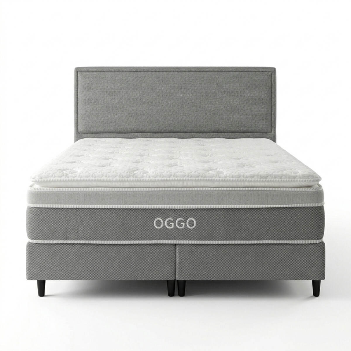 SOMMIER QUEEN PREMIUM AUSTIN - Espuma Viscoelástica y Resortes LFK Ortopédico 158 x 198 x 38 cm - 5 Años de Garantía 