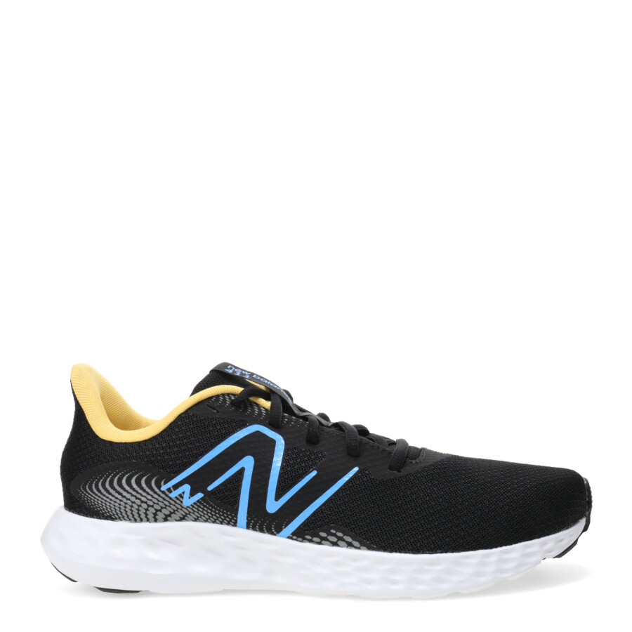 Championes de Hombre New Balance 411 V3 Negro - Amarillo - Azul