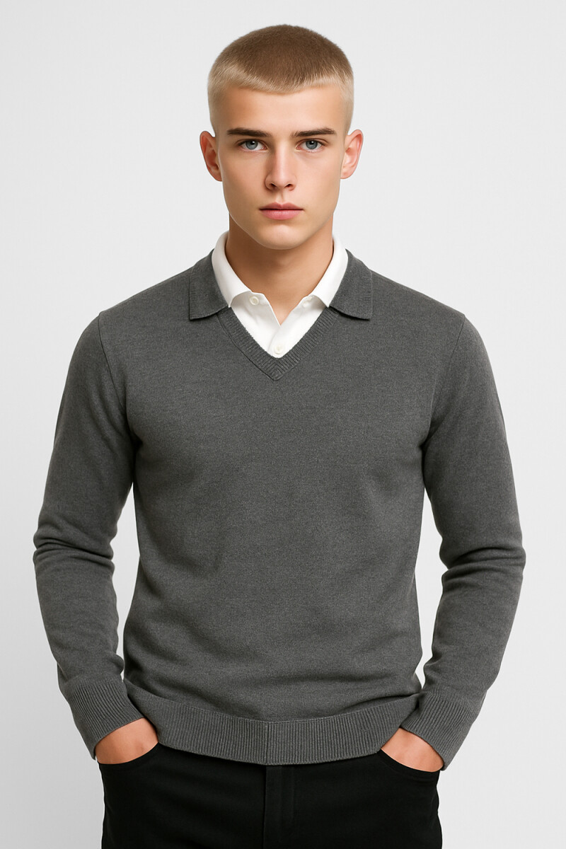 Sweater Amiro - Gris Oscuro 