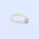 Anillo solitario oro 18k con brillante engarce 6 puntas. Anillo solitario oro 18k con brillante engarce 6 puntas.