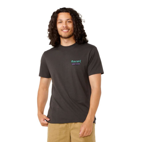 Remera Rip Curl Shred Til Negro