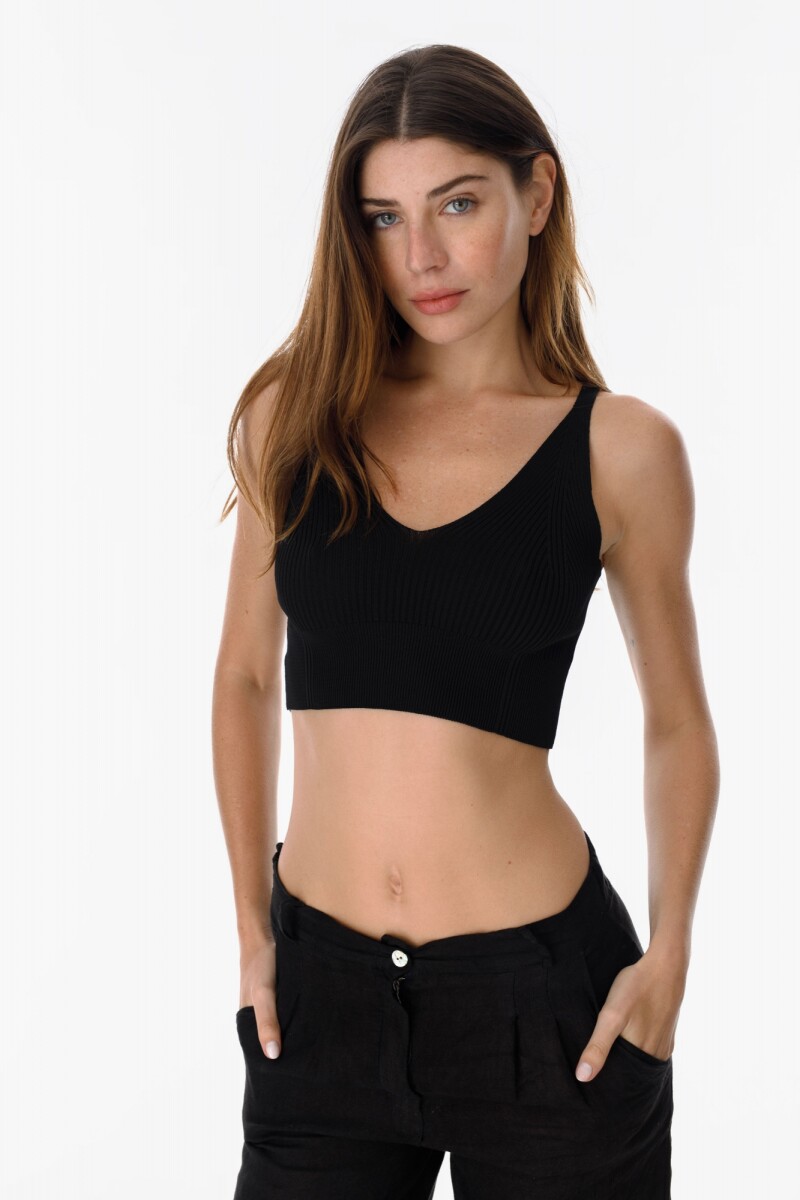 Top New Esmeralda - Negro 