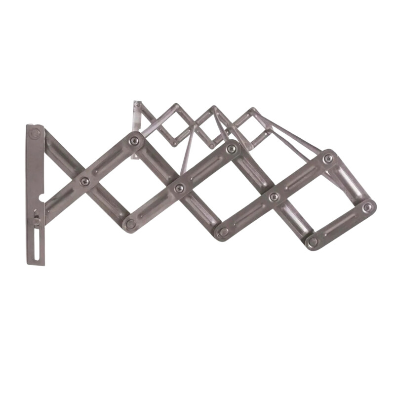 Tendedero plegable pared en aluminio 100 cm GRIS