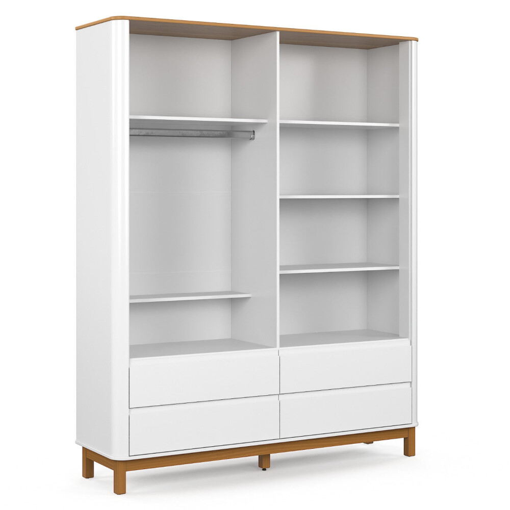 PLACARD 4 PUERTAS MDF BLANCO FLOW KIDS