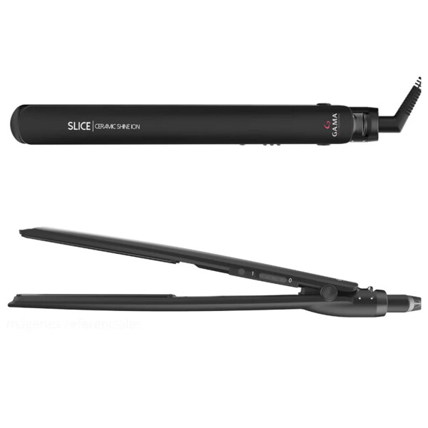 Planchita De Pelo Gama Slice Ceramica Ion Antifrizz PLANCHITA DE PELO GAMA SLICE ST NEGRO
