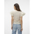 VMNAJA SS V-NECK TOP JRS GA BIRCH