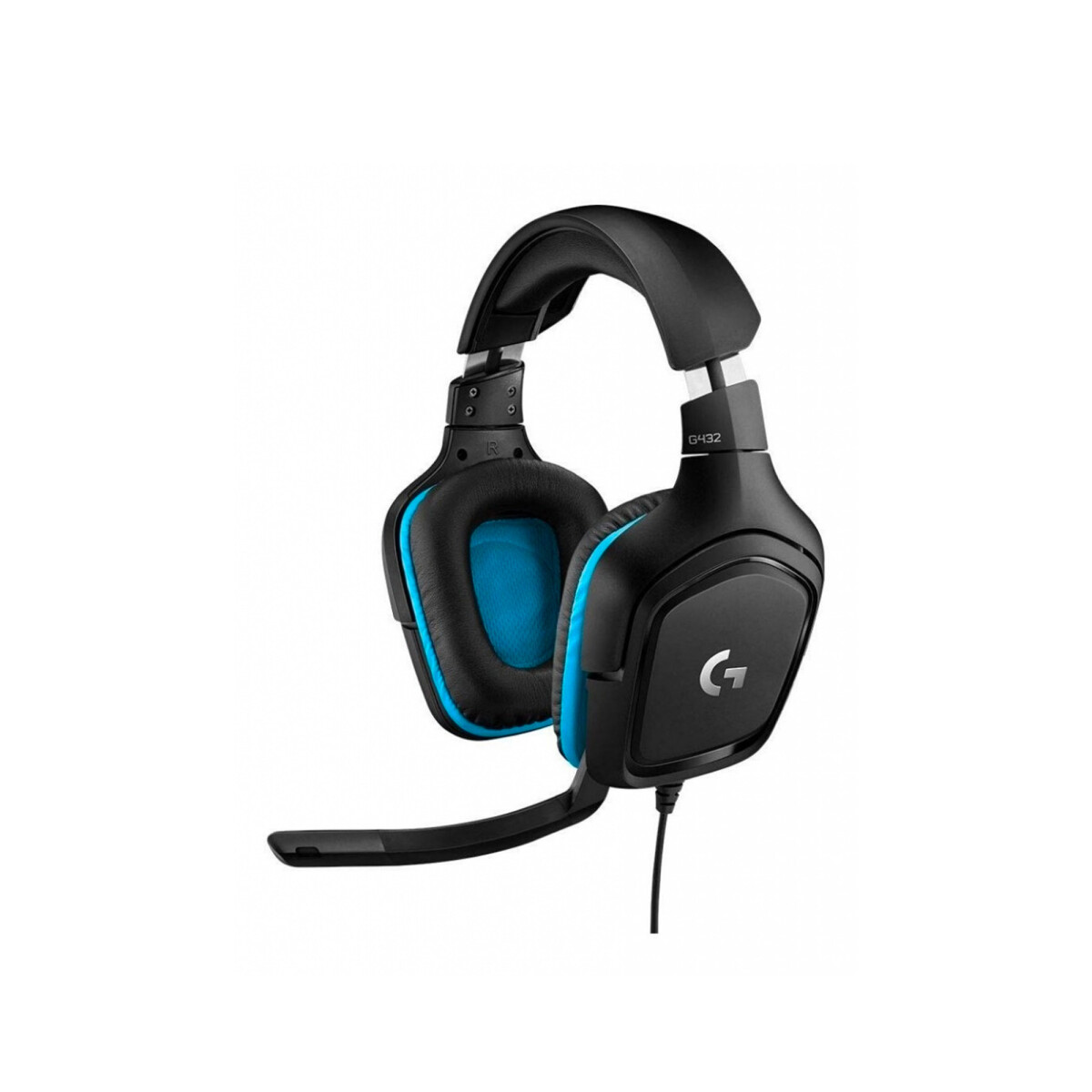 Auriculares Logitech G432 Gaming - Negro/Azul 